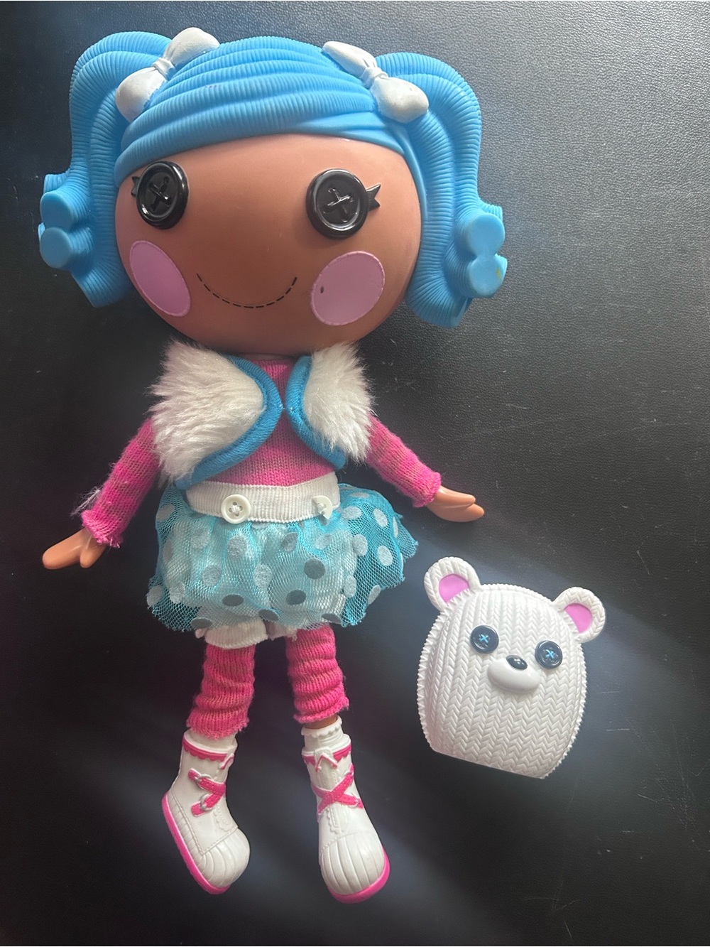 Poupée originale 13" Lalaloopsy Mittens Fluff 'n' Stuff 12-21 avec tenue 2009